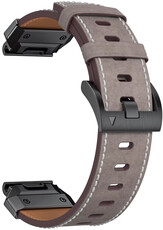 Leren horlogeband Ricardo Sappada 26mm, Gray, QuickFit