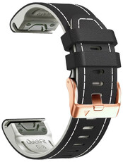leren horlogeband Ricardo Sansicario 20mm, Black, QuickFit