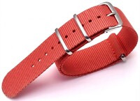 Nylon riempje Ricardo Kronplatz, rood V2, NATO