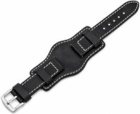 Leren riempje Ricardo Asti premium, Black, Quick Release