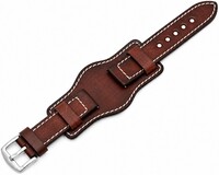 Leren riempje Ricardo Asti premium, Red, Quick Release