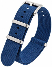 Textiel bandje Ricardo Olbia premium, Blue, NATO