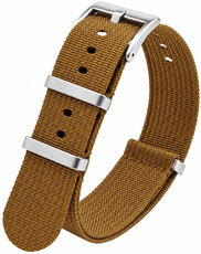 Textiel bandje Ricardo Olbia premium, Brown, NATO