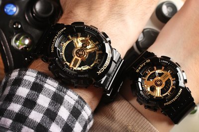 Casio G-Shock Original GA-110GB-1AER Black & Gold Special Edition