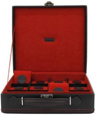 Friedrich Lederwaren Carbon 32054-2 horlogekast