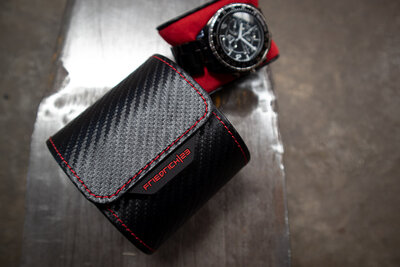 Horlogekast Friedrich Lederwaren Carbon 32057-2