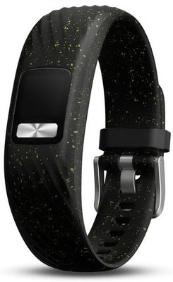 Garmin Vívofit 4 band, siliconen, zwart, zilveren gesp, maat S/M