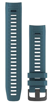 Siliconen horlogeband Garmin 22mm (Instinct), blauw V2, 010-12854-04