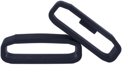 Siliconen passantje Garmin (voor QuickFit 26mm), black, 4 stuks