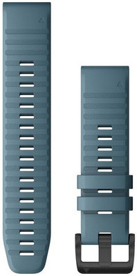 Siliconen horlogeband Garmin 22mm (voor Garmin Fenix 8/7/6 (47mm), Epix 2 enz.), blauw V5, QuickFit, 010-12863-03