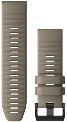 Siliconen horlogeband Garmin 26mm (voor Garmin Fenix 8/7X/6X (51mm), Tactix enz.), beige V1, QuickFit, 010-12864-02