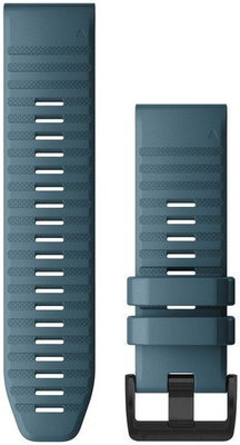 Siliconen horlogeband Garmin 26mm (voor Garmin Fenix 8/7X/6X (51mm), Tactix enz.), blauw V2, QuickFit, 010-12864-03