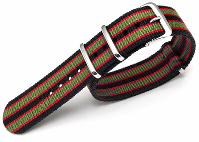 Nylon horlogeband Ricardo Kronplatz, kleurig V3, NATO