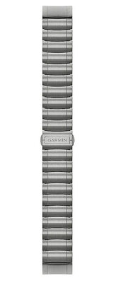 Titanium horlogeband Garmin 22mm (voor Garmin MARQ), zilverkleurig, 010-12738-20