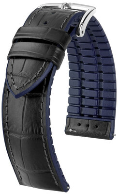 Zwarte band Hirsch Andy L 0928028050-2 (Kalfsleer / natuurrubber)