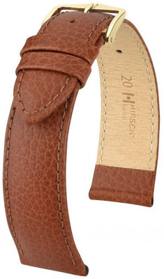 Bruin lederen band Hirsch Kansas M 01502170-1 (Teletina)
