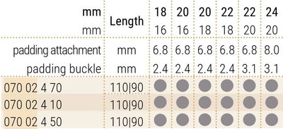 Leren horlogeband Hirsch Navigator 07002450-2, zwart, kalfleer, lengte L