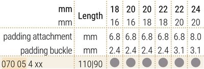 Leren horlogeband Hirsch Navigator 07005450-0, zwart, haaienleer, lengte L, Quick Release