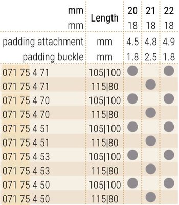 Leren horlogeband Hirsch Voyager 07175470-2, bruin, kalfleer, lengte L