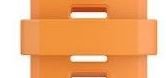 Siliconen passantje Garmin (voor QuickFit 26), orange, 4 stuks
