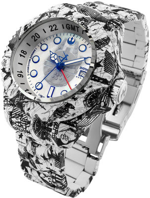 Invicta Star Wars Quartz 52mm GMT 33309 Rebel Alliance Limited Edition 1977pcs