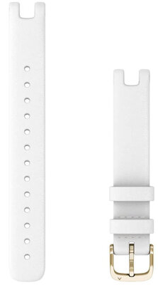 Leren horlogeband Garmin 14mm (voor Lily), wit V1, 010-13068-A3