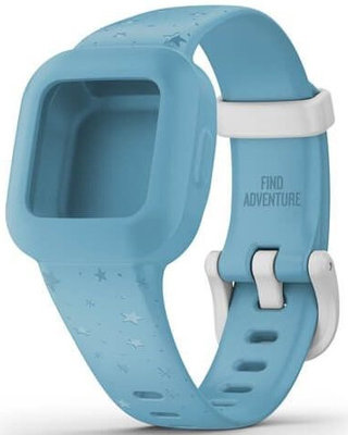 Plastic horlogeband Garmin (voor Vívofit junior 3), blauw, 010-12469-42