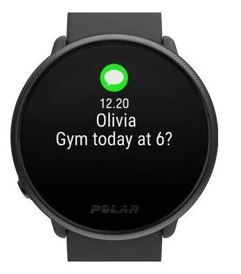 Polar Ignite 2 Night Black, maat S-L