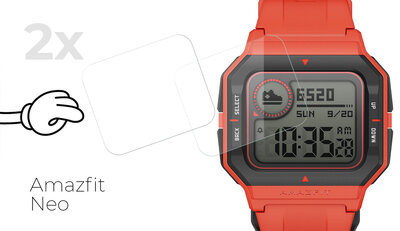 Beschermend glas Mosh Tempered Glass Protector 0.3mm pro Amazfit Neo (2ks)