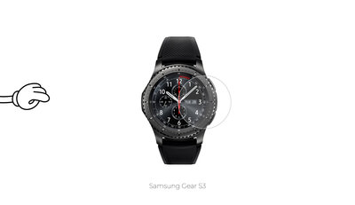 Beschermend glas Mosh Tempered Glass Protector 0.3mm pro Samsung Gear S3