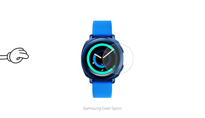 Beschermend glas Mosh Tempered Glass Protector 0.3mm voor Samsung Gear Sport