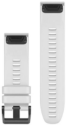 Siliconen bandje Garmin 26mm (pro Garmin Fenix 8/7X/6X (51mm), Tactix aj.), wit, QuickFit