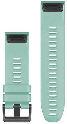 Siliconen horlogeband Garmin 26mm (voor Garmin Fenix 8/7X/6X (51mm), Tactix enz.), blauw, QuickFit + verlengd deel, 010-12905-00