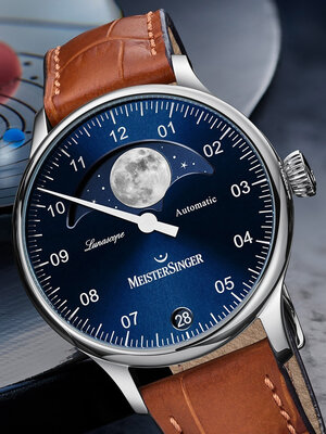 MeisterSinger Lunascope Automatic Moon Phase Date LS908_SG03