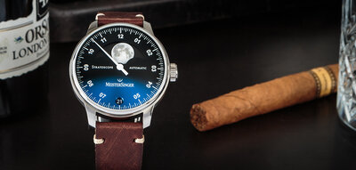 MeisterSinger Stratoscope Automatic Moon Phase Date ST982_SVSL02
