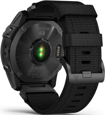 Garmin Tactix 7 PRO Solar Sapphire Ballistics Edition Black Nylon Band (+ reserveriempje)