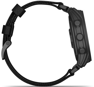 Garmin Tactix 7 PRO Solar Sapphire Ballistics Edition Black Nylon Band (+ reserveriempje)