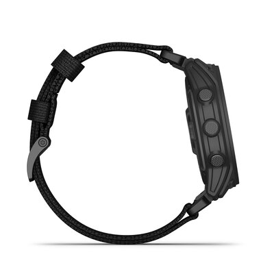 Garmin Tactix 7 PRO Solar Sapphire Black Nylon Band (+ reserveriempje)