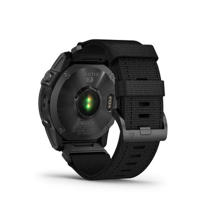 Garmin Tactix 7 PRO Solar Sapphire Black Nylon Band (+ reserveriempje)