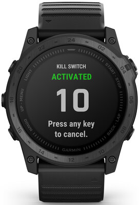 Garmin Tactix 7 Sapphire Black Silicone Band