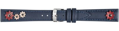 Leren horlogeband Morellato Garden 5257C47.061 S, blauw