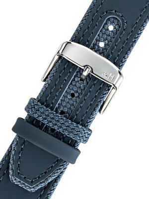 Blauwe band Morellato Hydrospeed 5395B55.062 M (textiel, leer, kunststof/rubber)