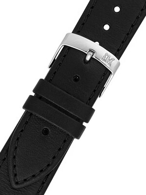 Zwart leren band Morellato Agila M 3425695.019