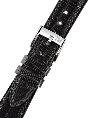 Zwart leren band Morellato Classic Cucito 2213041.019 M