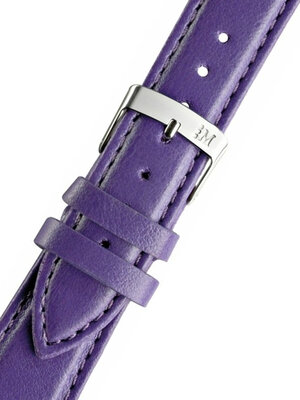 Leren riempje Morellato Gelso 4219A97.069 M, paars, eco-leer