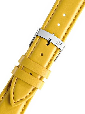Leren riempje Morellato Gelso M 4219A97.097, geel, eco-leer