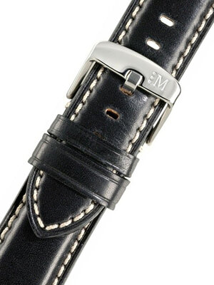 Zwart lederen band Morellato Giorgione 4272B12.019 M