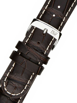 Bruine leren band Morellato Guttuso 3882A59.030 M