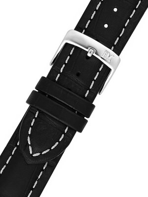Zwart lederen band Morellato Plus 3252480.019 M