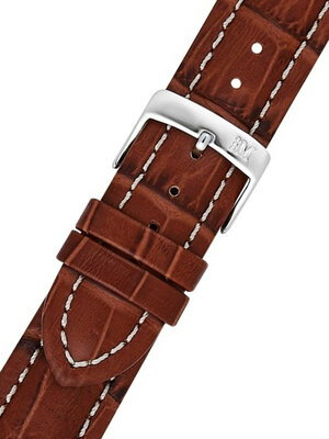Bruine leren riem Morellato Plus 3252480.041 M